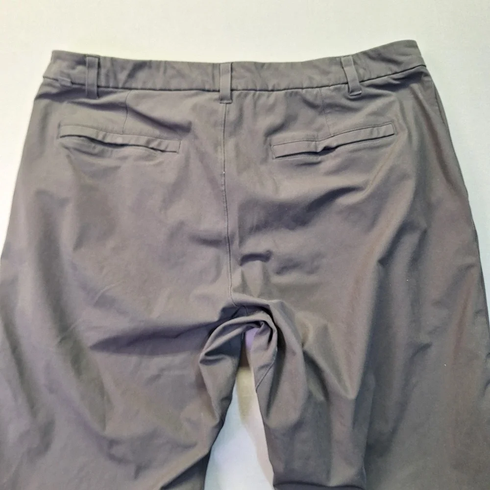 Lululemon Commission Pant Classic Warpstreme Black Chino 38 LM5AFET